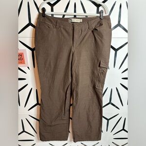 REI Women’s Brown Hiking Pants – Size 14P Straight Leg UPF 50+